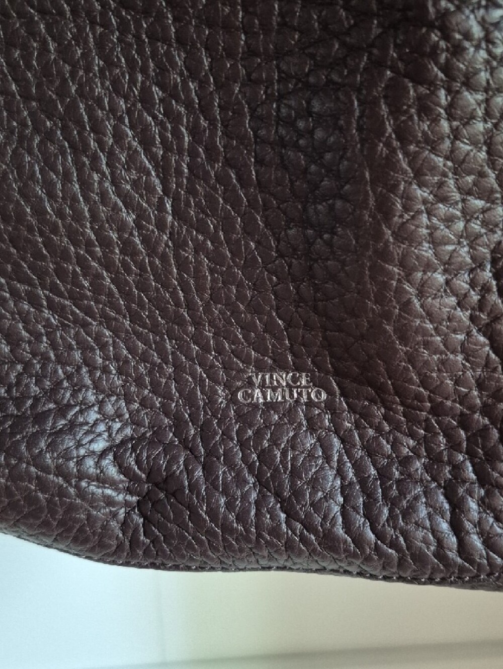 Vince Camuto Women’s Purple Brown Leather Hobo Shoulder Bag - Picture 3 of 9